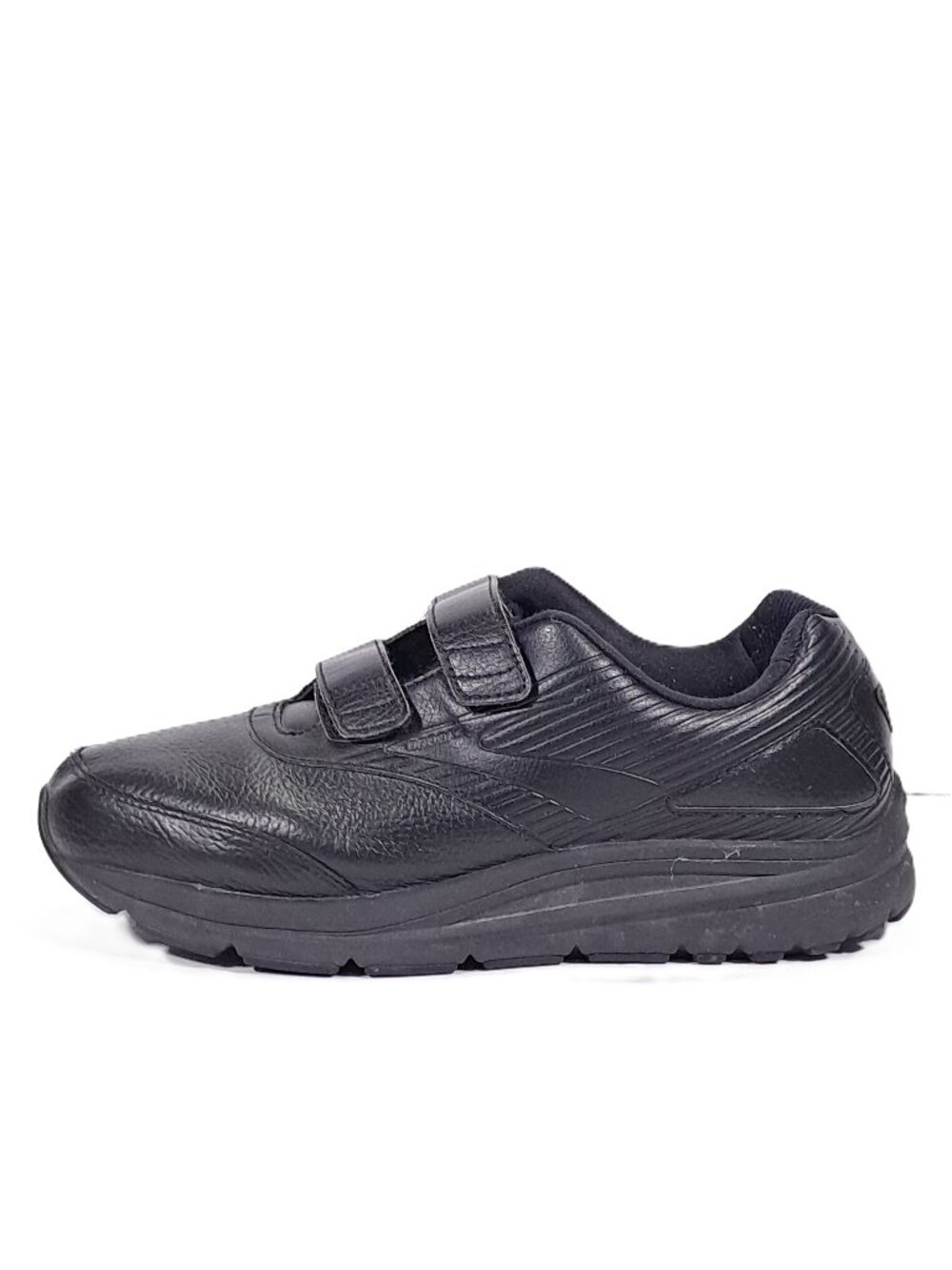 Brooks Athletic Shoes Women 11 D WIDE Addiction Walker V Strap Black Leather